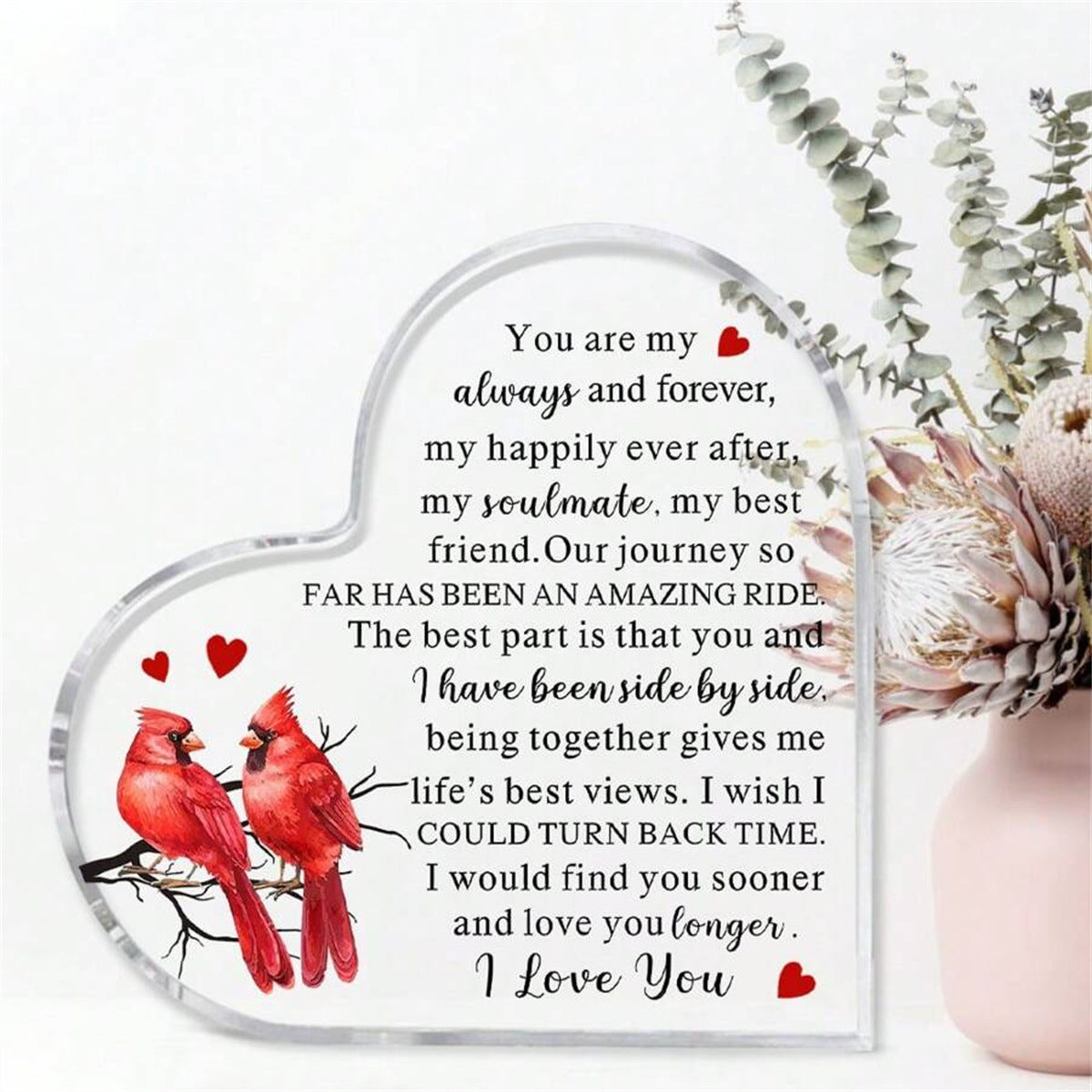 Gifts of Love | Transparent Acrylic Table Ornaments