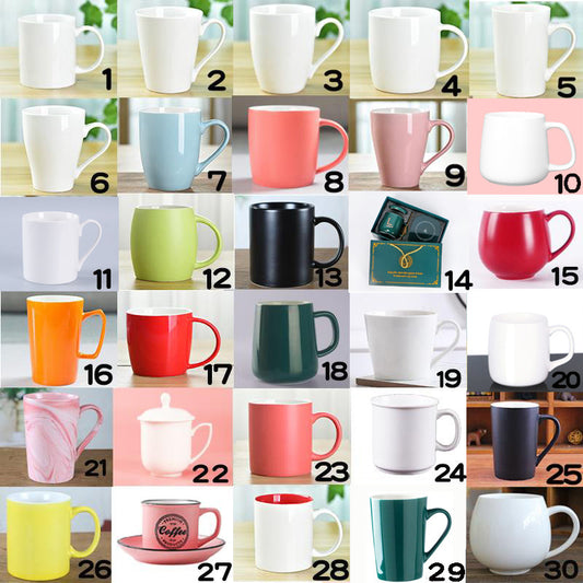 Simple Water Cup Custom Nordic Stall Ceramic Cup Gift Cup Custom INS Mug Lettering Custom Logo