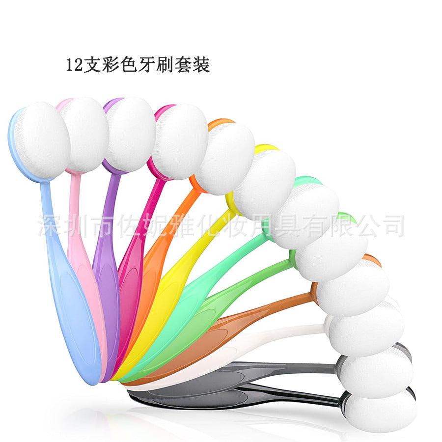 Coloured Ink Blending Brushes | Toothbrush Style with Soft Bristles