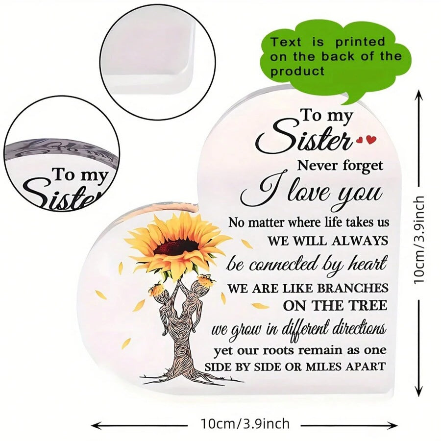 Gifts of Love | Transparent Acrylic Table Ornaments