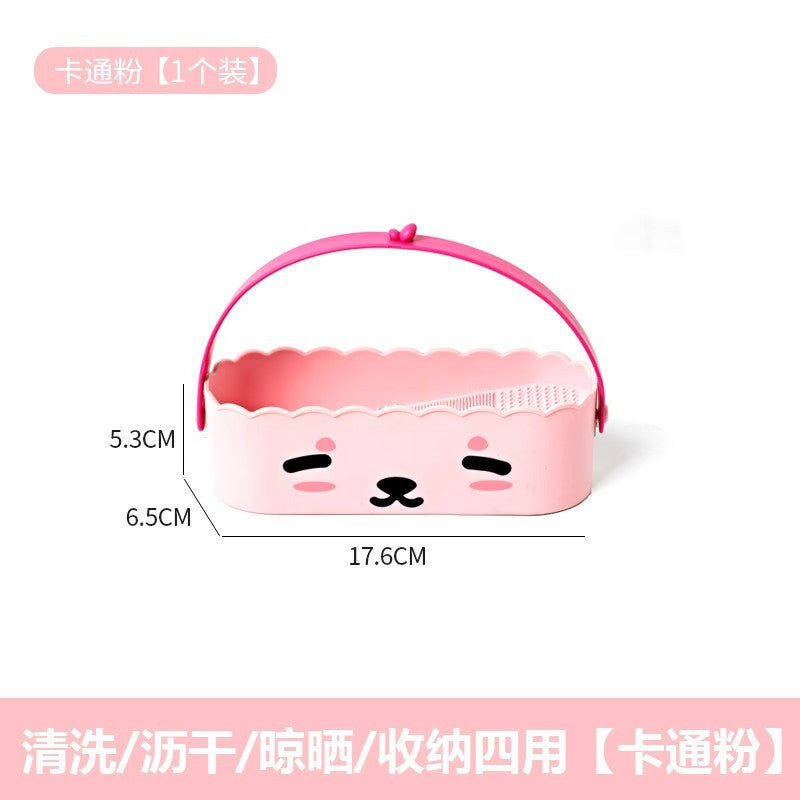 Blending Brush Stand and Cleaning Station | It's a Stand while you're blending and a cleanup station when you're done!