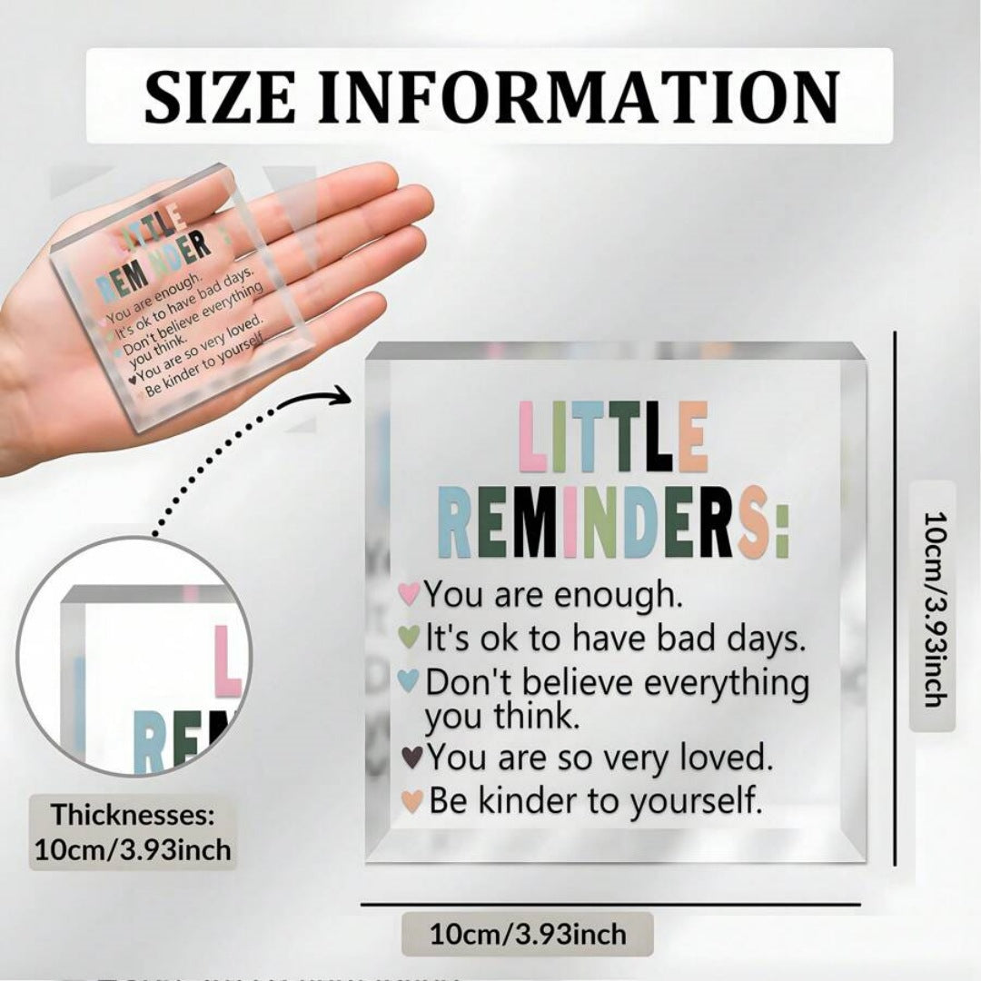 Gifts of Love | Transparent Acrylic Table Ornaments