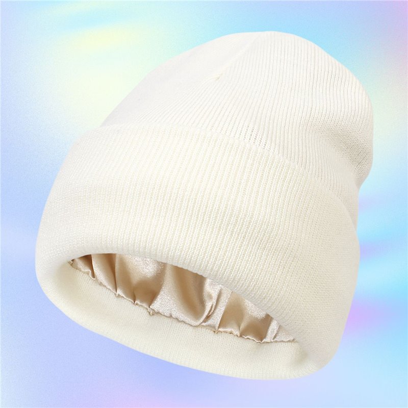 Protect your hair with our Satin-Lined Toque | Helps with Dry Hair and Frizz during Wintertime