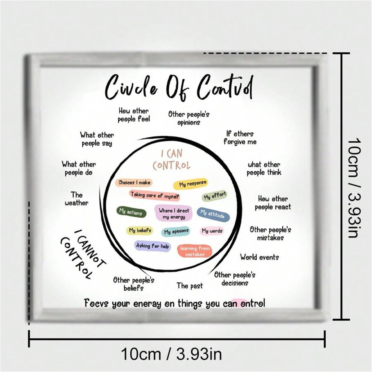 Gifts of Love | Transparent Acrylic Table Ornaments