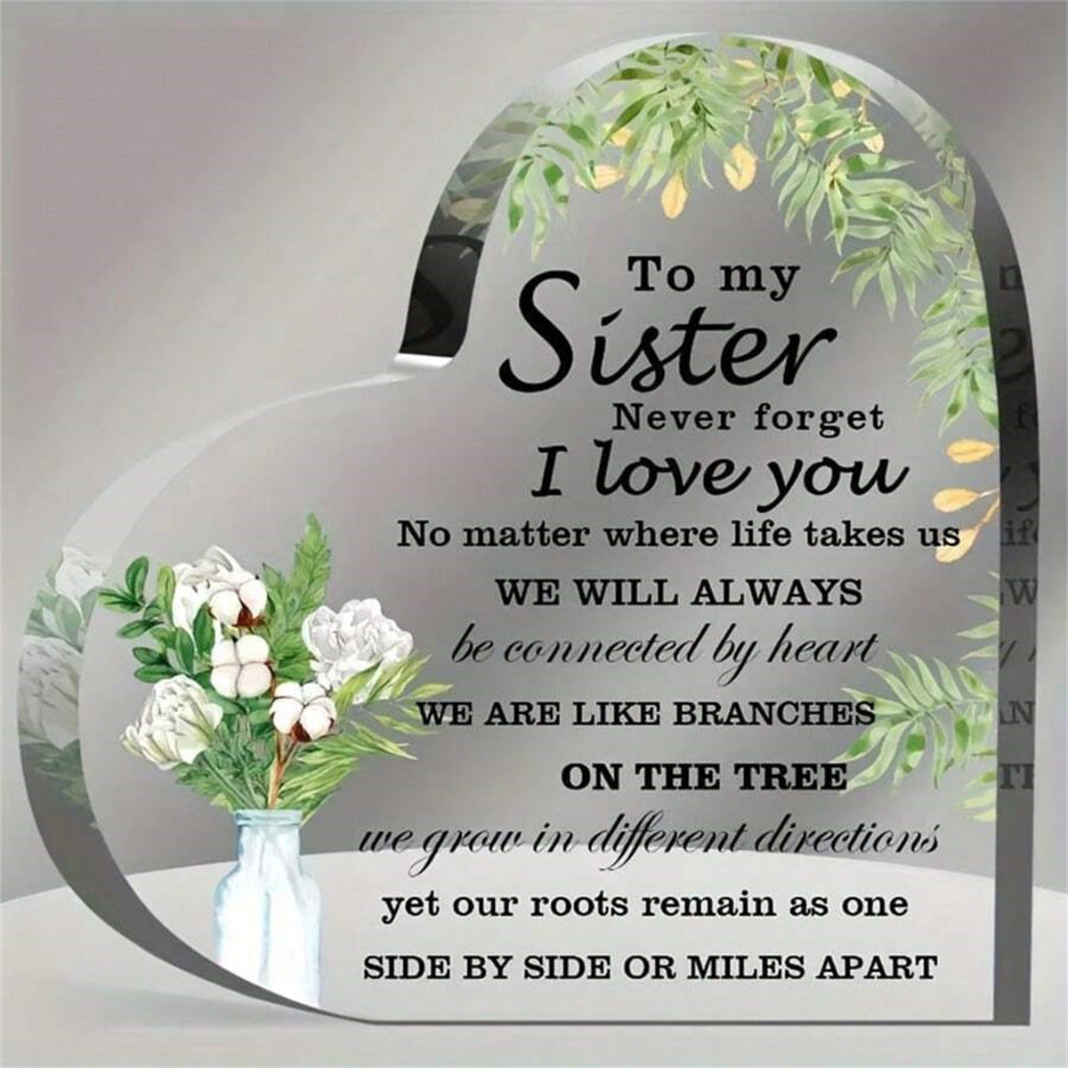 Gifts of Love | Transparent Acrylic Table Ornaments