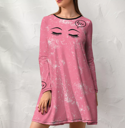 Women's Long Sleeve Nightshirt - Many Designs to Choose From