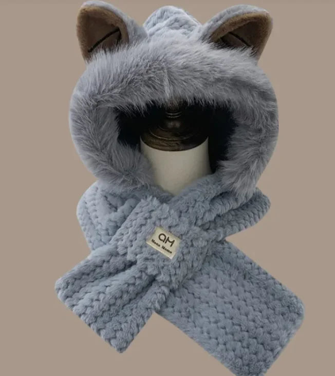 Furry Fox Ear Hat | Cozy, Playful, and Perfect for Winter's Chilly Fun!