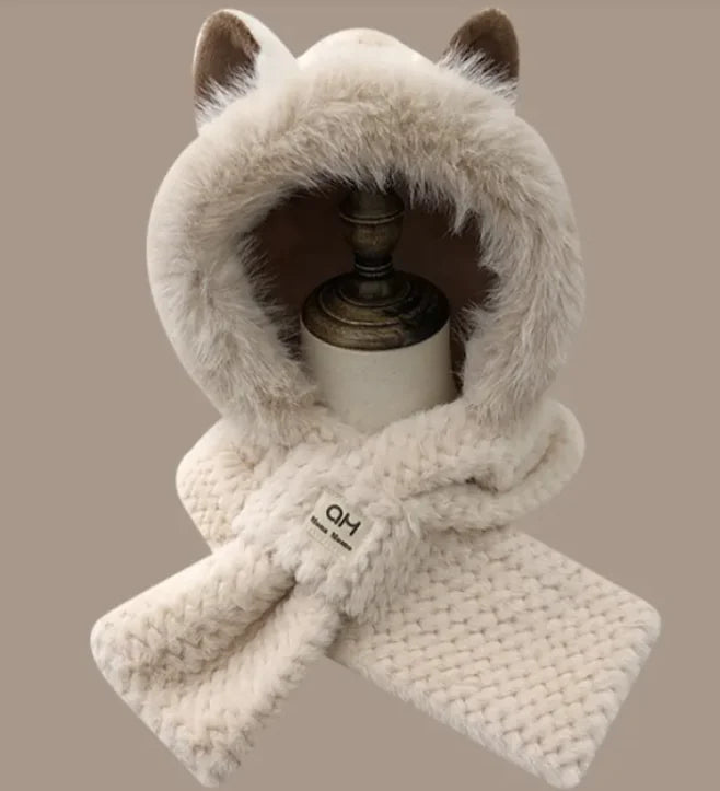 Furry Fox Ear Hat | Cozy, Playful, and Perfect for Winter's Chilly Fun!