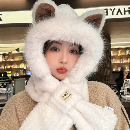 Furry Fox Ear Hat | Cozy, Playful, and Perfect for Winter's Chilly Fun!