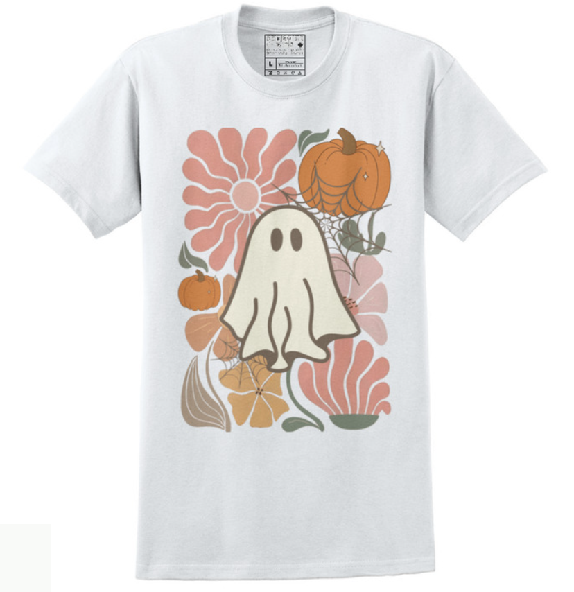 BOHO Ghost Fall - Unisex Medium Weight Ultra Cotton T-Shirt Avail in Plus Sizes