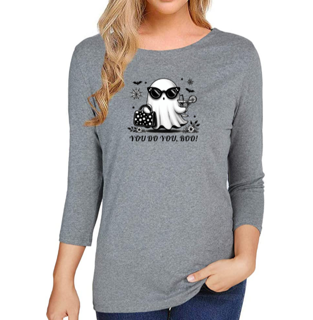 You Do You, Boo! - Women's Long Sleeve 100% Cotton T-Shirt