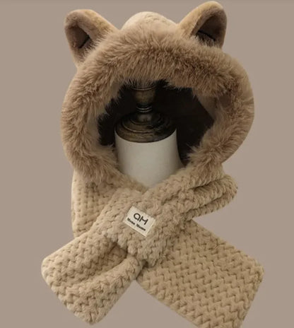 Furry Fox Ear Hat | Cozy, Playful, and Perfect for Winter's Chilly Fun!