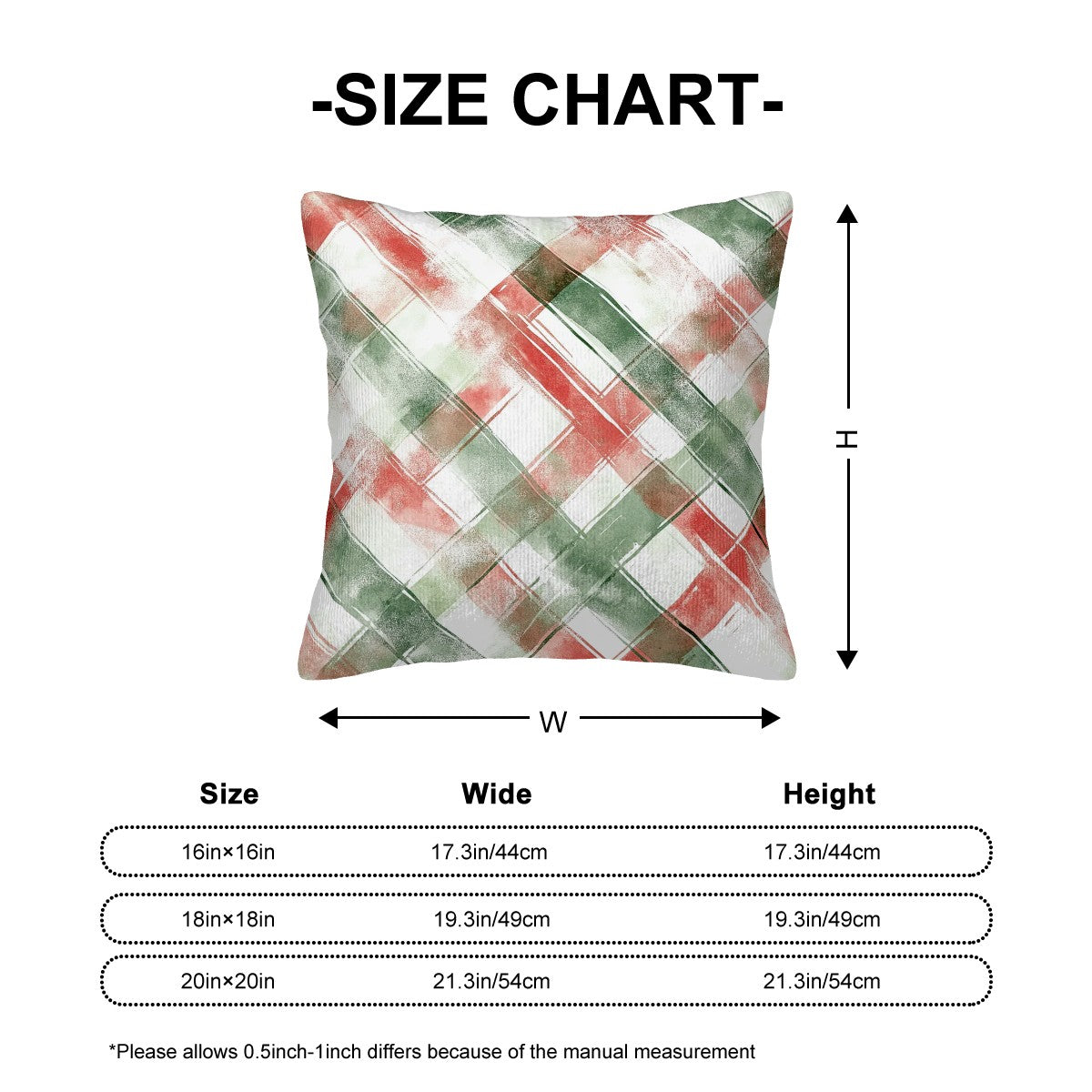 Corduroy Throw Pillow Covers with Core (Double-Sided Design)