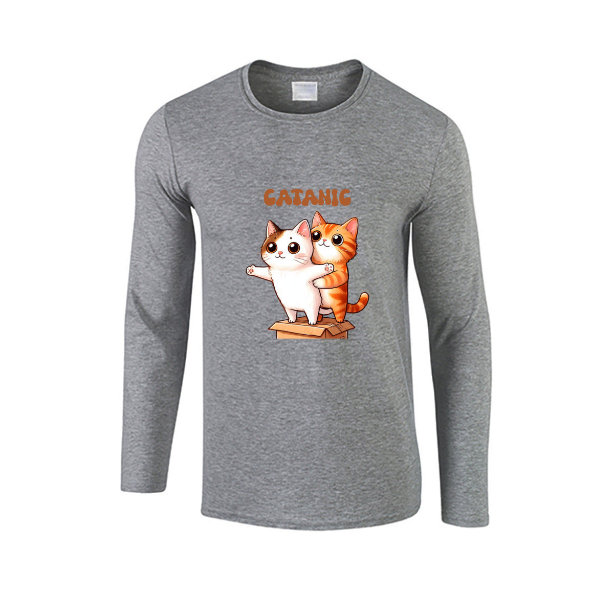 Catanic Cats Women's 100% Cotton Long Sleeve T-Shirt – Fun, Unique, and Comfortable!