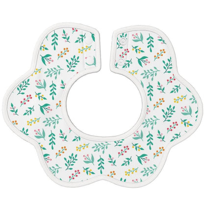 BOHO Festive - Soft Petal-Shaped Reversible Baby Bib – Cotton Comfort for Little Ones