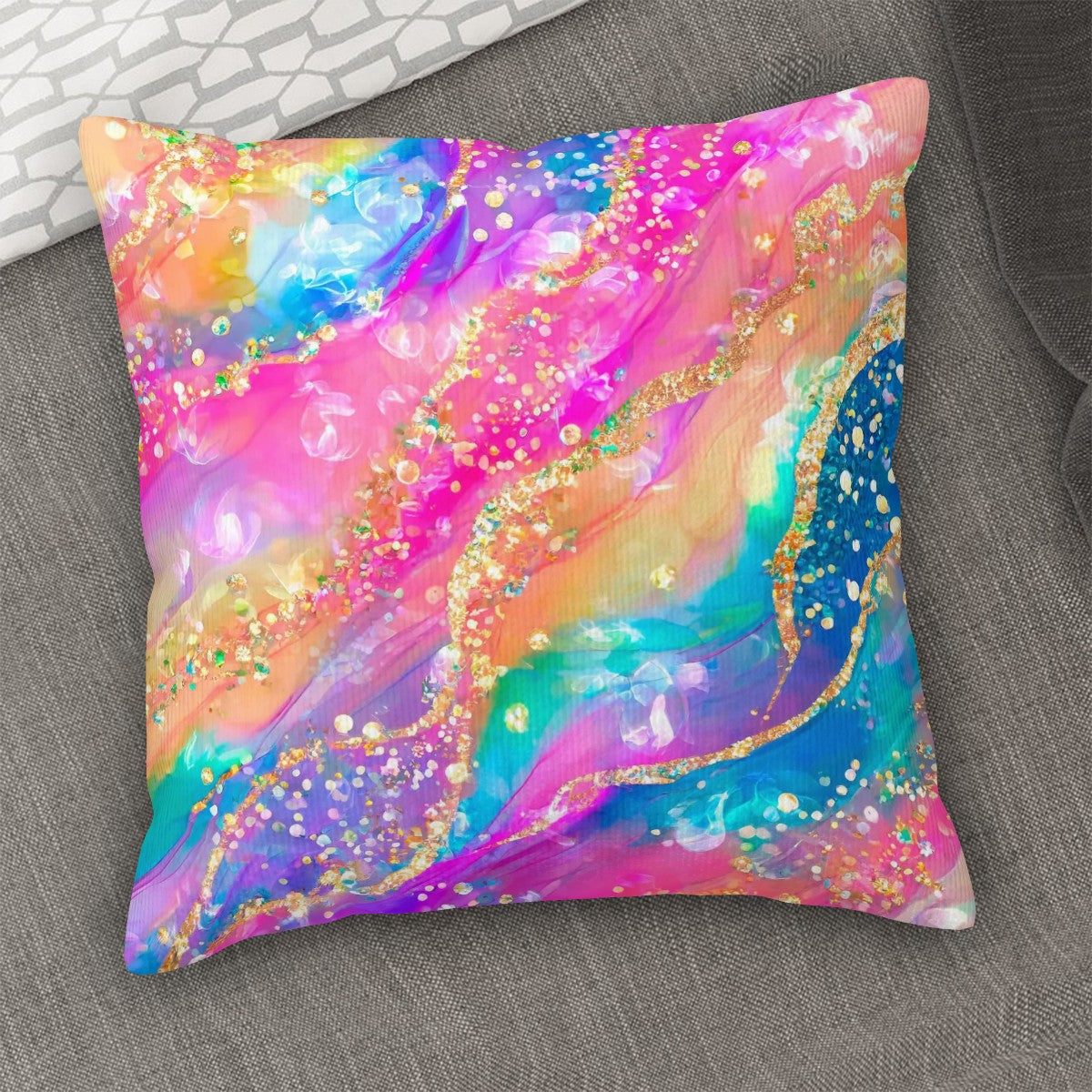 Corduroy Throw Pillow Covers (Double-Sided Design)