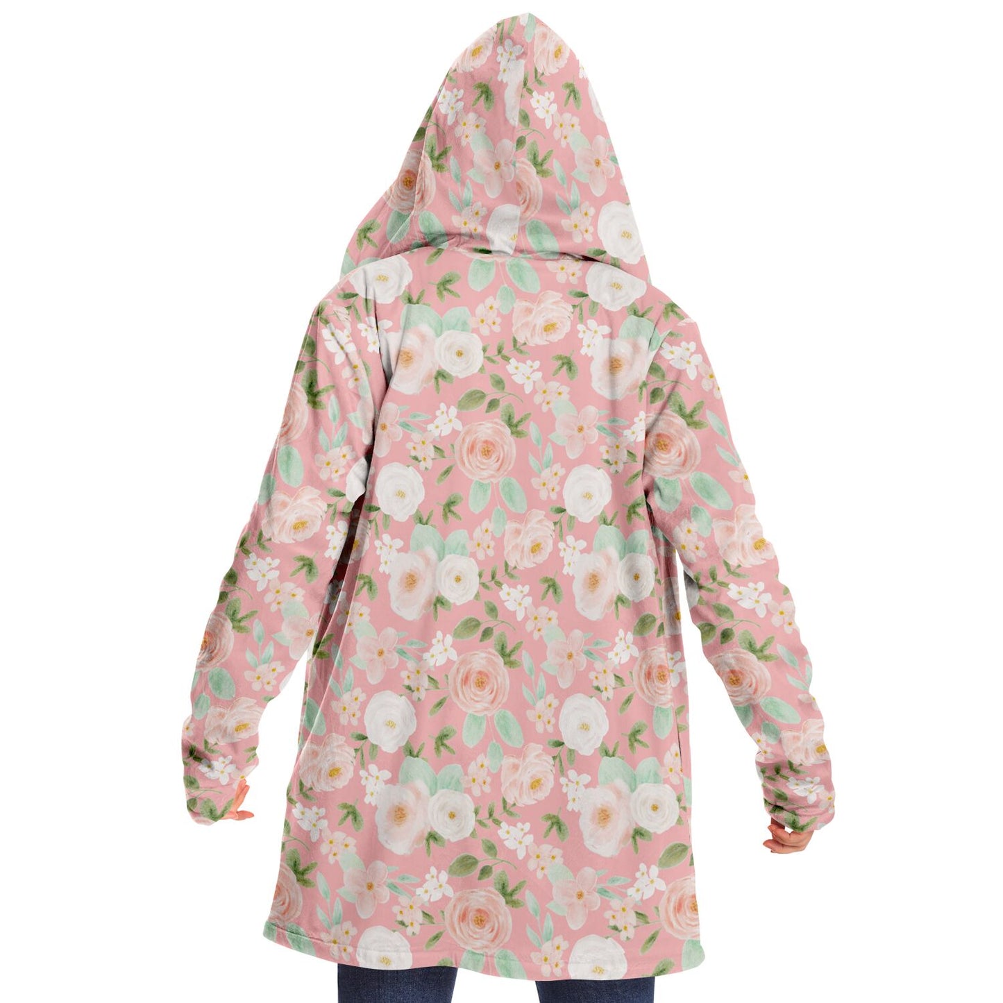 Easy Florals | Microfleece Cloak – Ultra-Soft Warmth & Deep Pockets