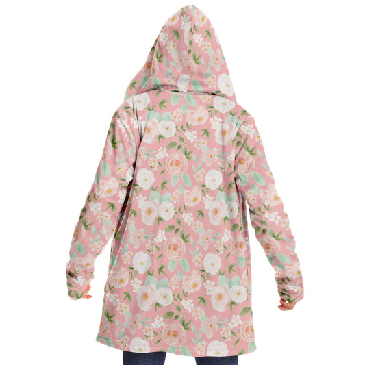 Easy Florals | Microfleece Cloak – Ultra-Soft Warmth & Deep Pockets
