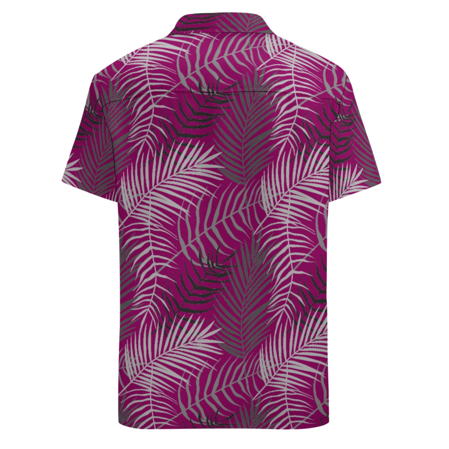 Tropical Fern Button Up Hawaiian Shirt - Perfect for your Summer Getaway!