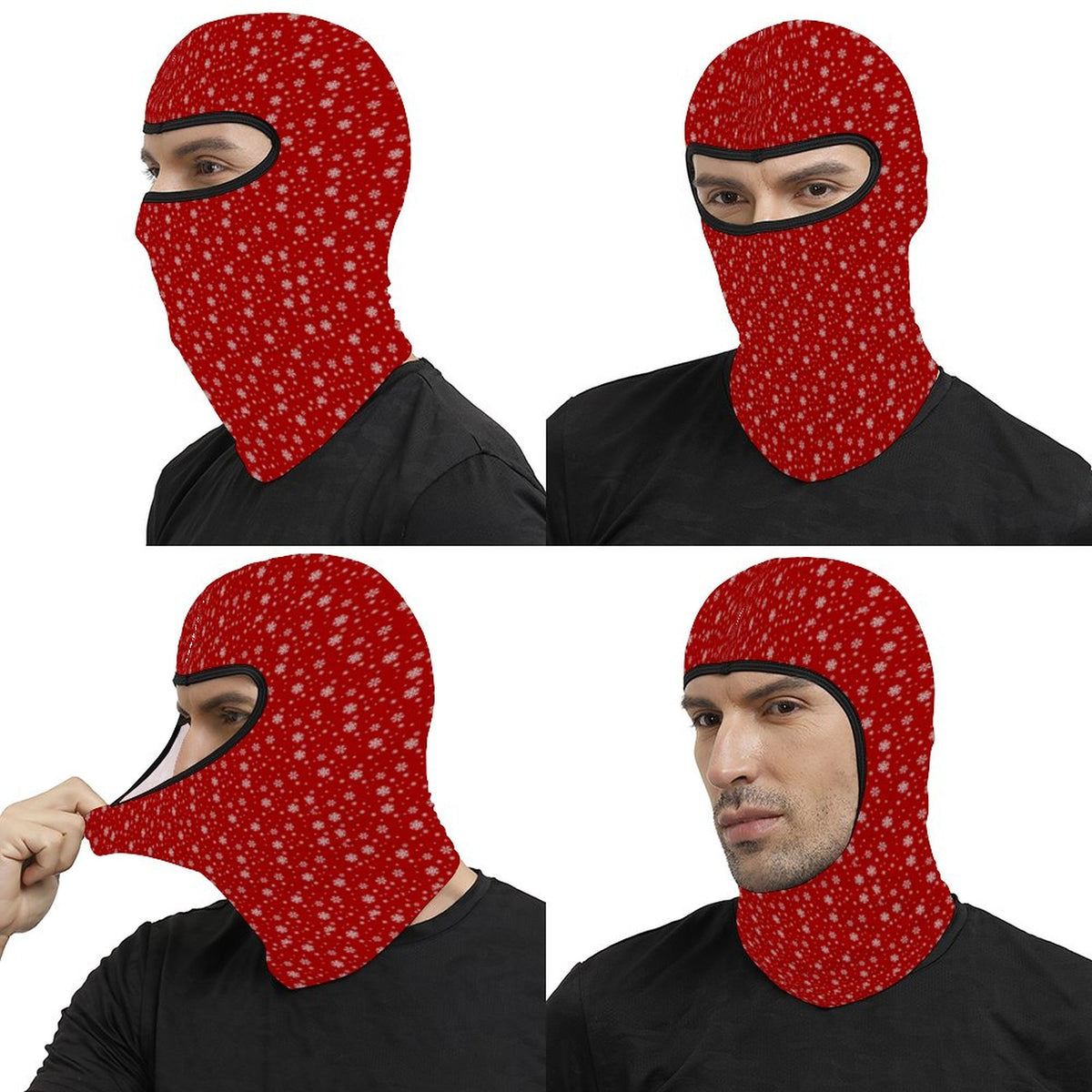 Snowfall | Full Face Balaclava Mask - Stretchy All-Season Outdoor Face Covering