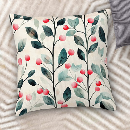 Corduroy Throw Pillow Covers with Core (Double-Sided Design)