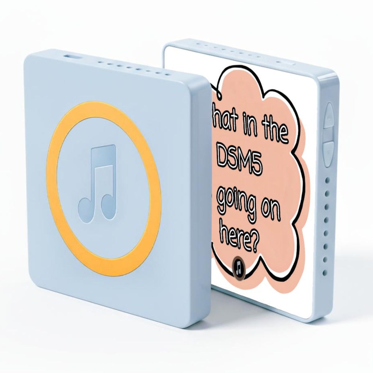 What in the DSM5 is going on here? | Musical Fridge Magnet - Peach