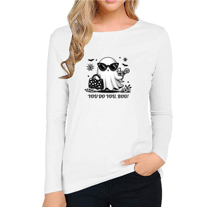 You Do You, Boo! - Women's Long Sleeve 100% Cotton T-Shirt