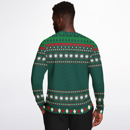 Bowling Christmas Ugly Sweater - Athletic Sweatshirt