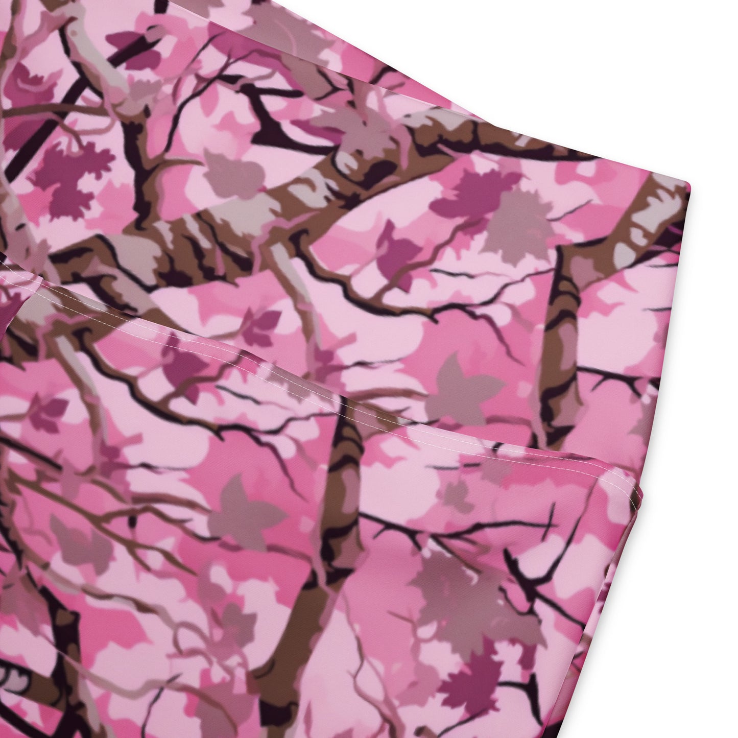 Camo Cherry Blossom | Women's Soft & Stretchy Flare Leggings - Plus Sizes Avail 2XS - 6XL