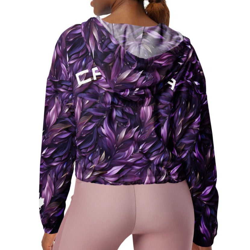 Glorious Purple CANADA - Women’s Cropped Windbreaker