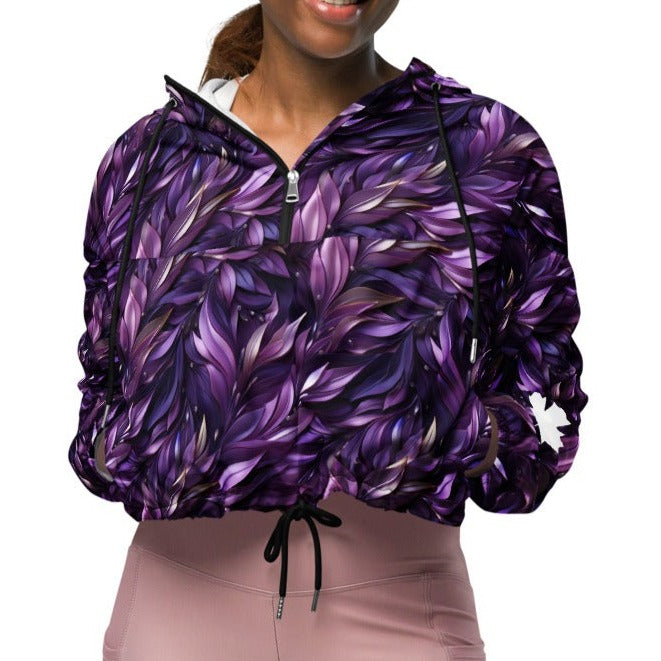 Glorious Purple CANADA - Women’s Cropped Windbreaker