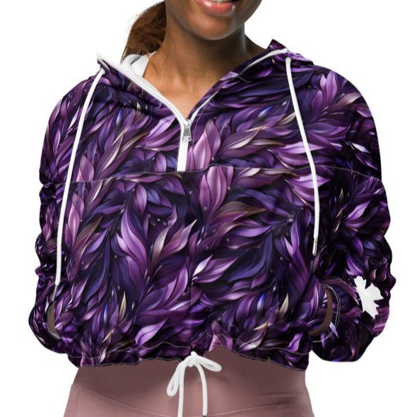 Glorious Purple CANADA - Women’s Cropped Windbreaker