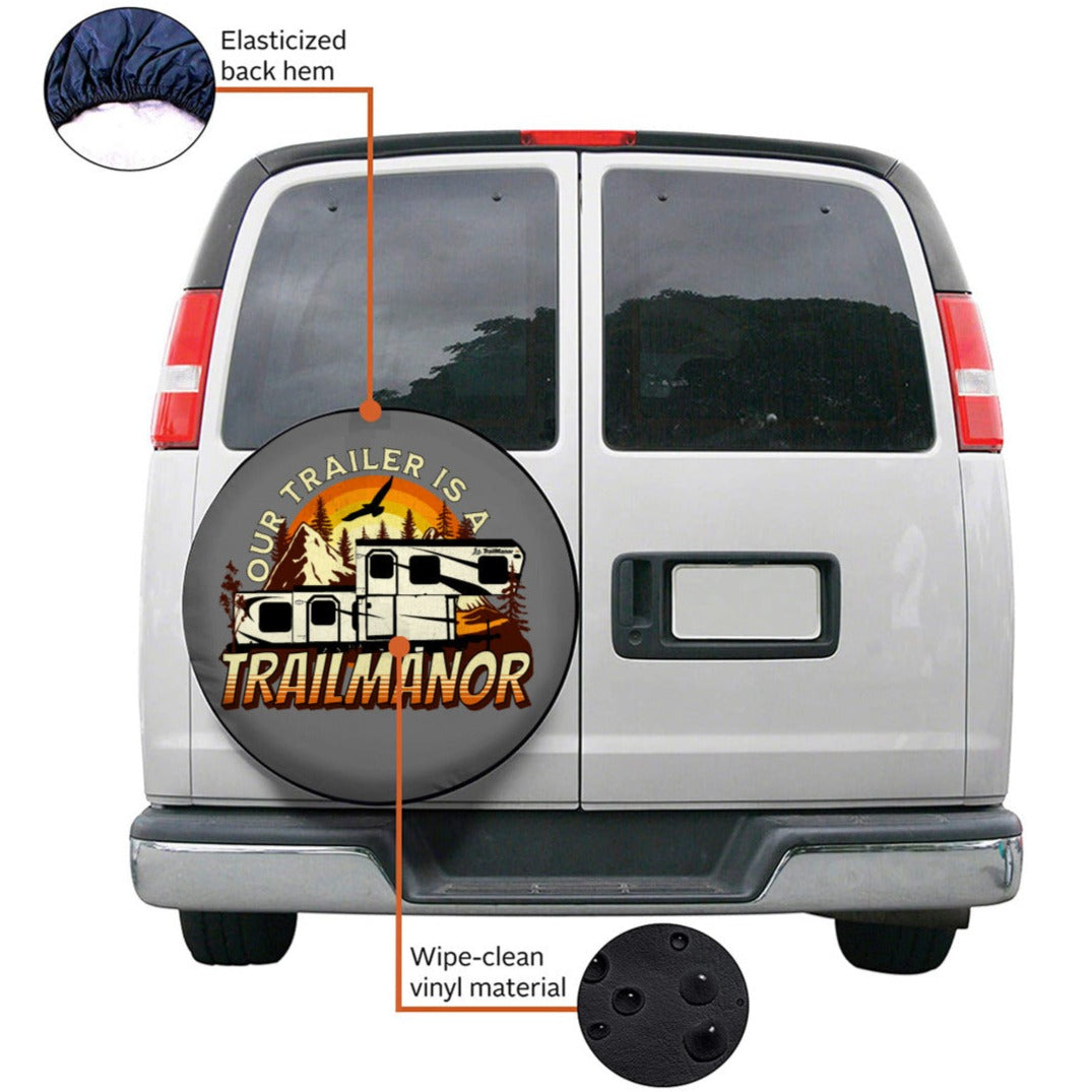 Our Trailer is a TrailManor - Tire Protector Cover