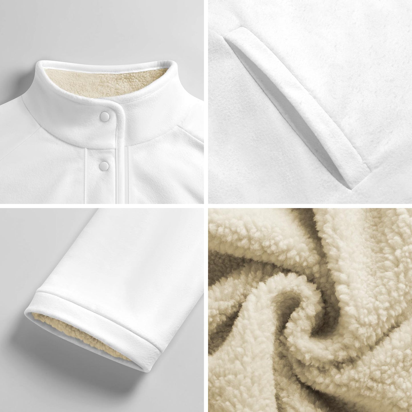 Easy Florals | Women's Casual Fleece Jacket - Warm, Soft, and Weekend-Ready