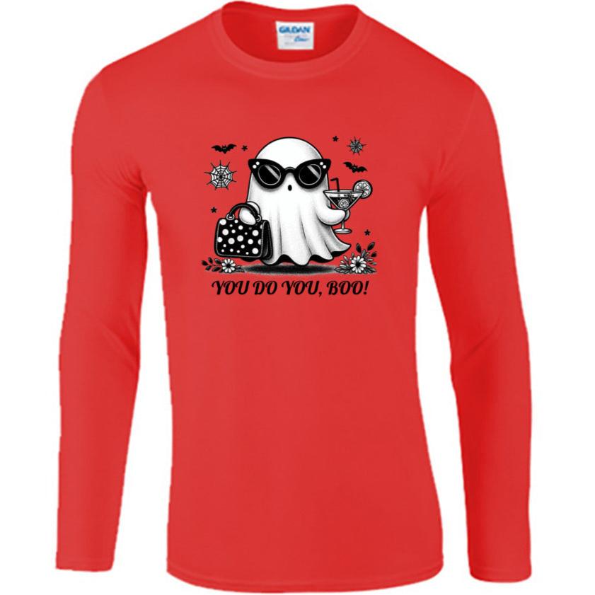 You Do You, Boo! - Women's Long Sleeve 100% Cotton T-Shirt