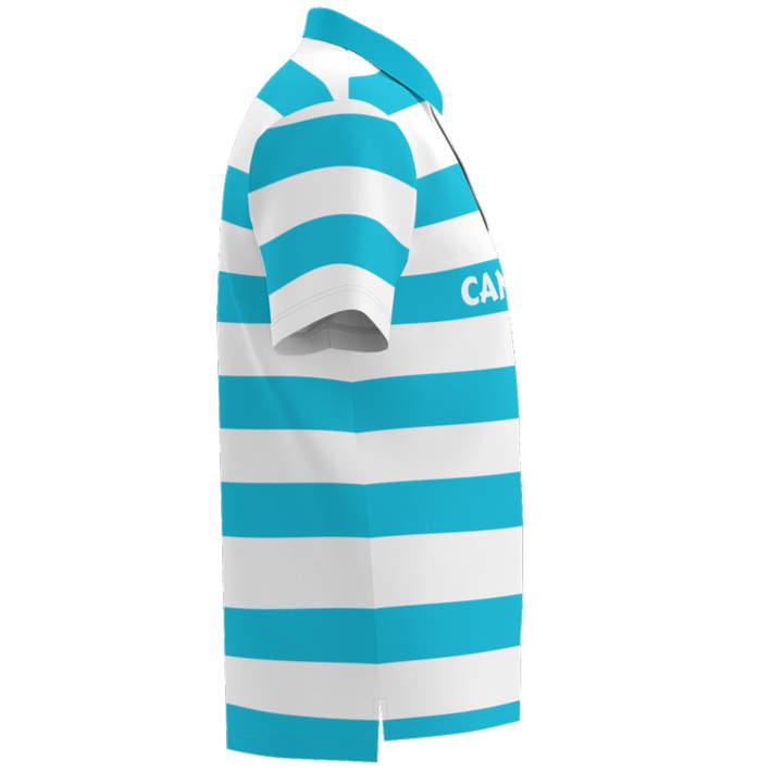 Canuck Golfer | Men’s  Eco-Friendly Performance Mesh Sports Polo Shirt – Breathable & Stylish - Back Only Print