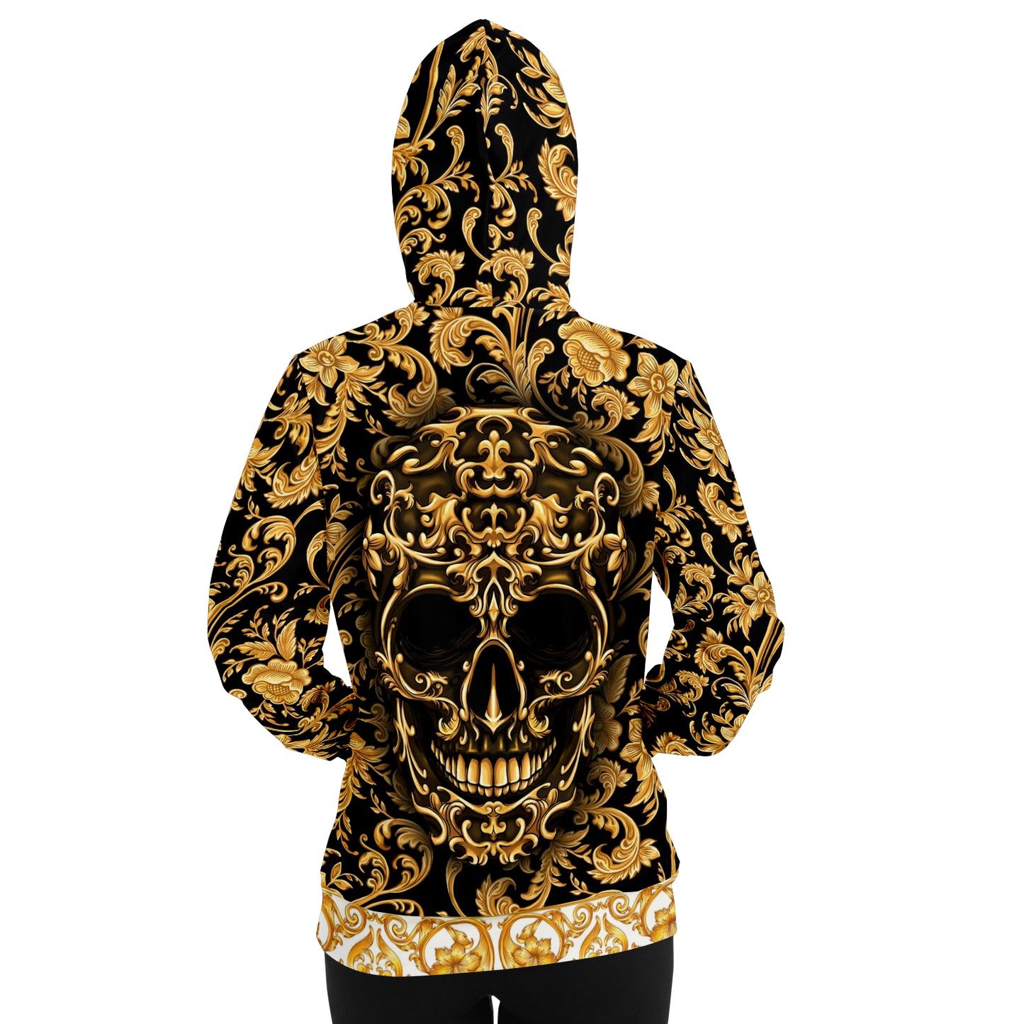 Baroque Skull Fashion Hoodie