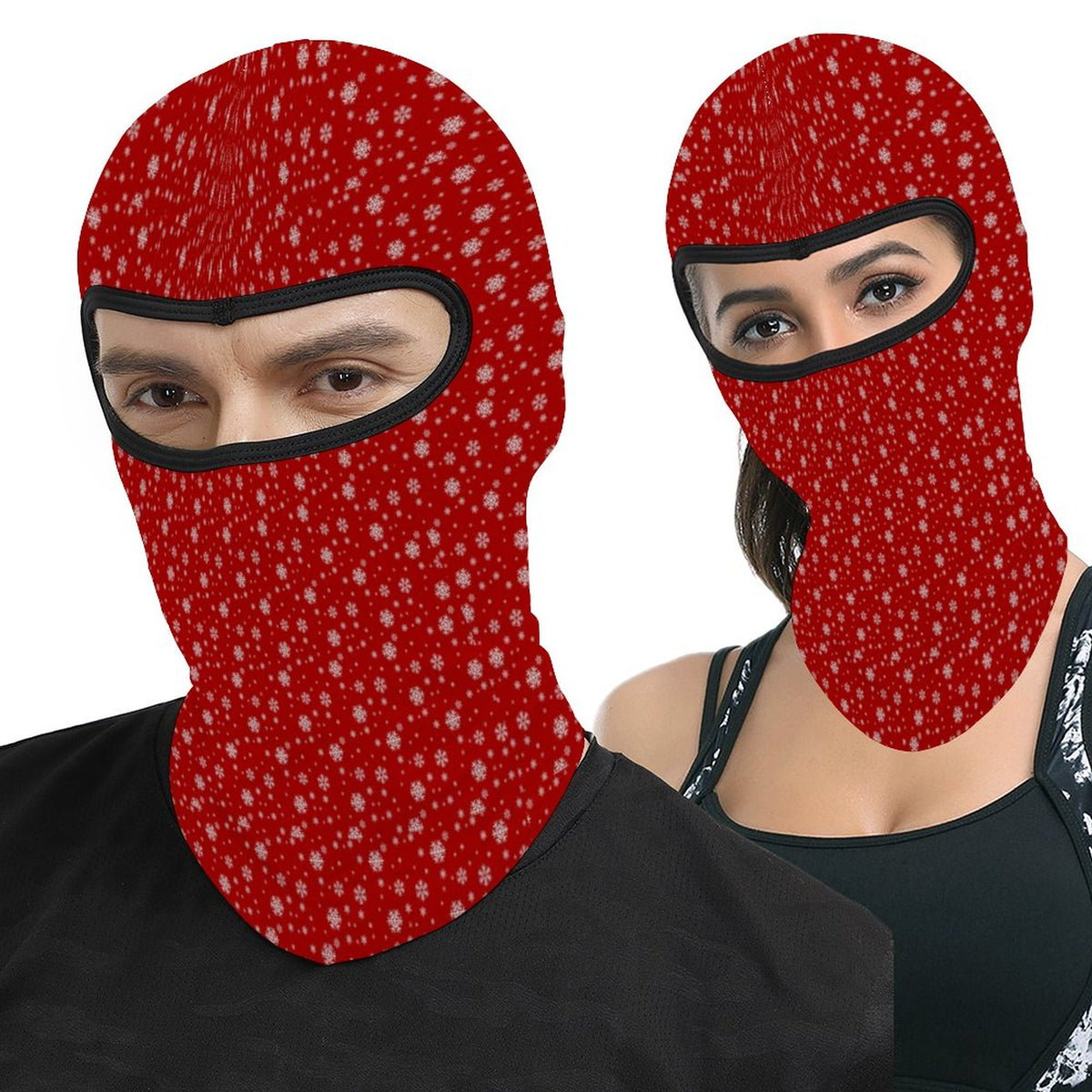 Snowfall | Full Face Balaclava Mask - Stretchy All-Season Outdoor Face Covering