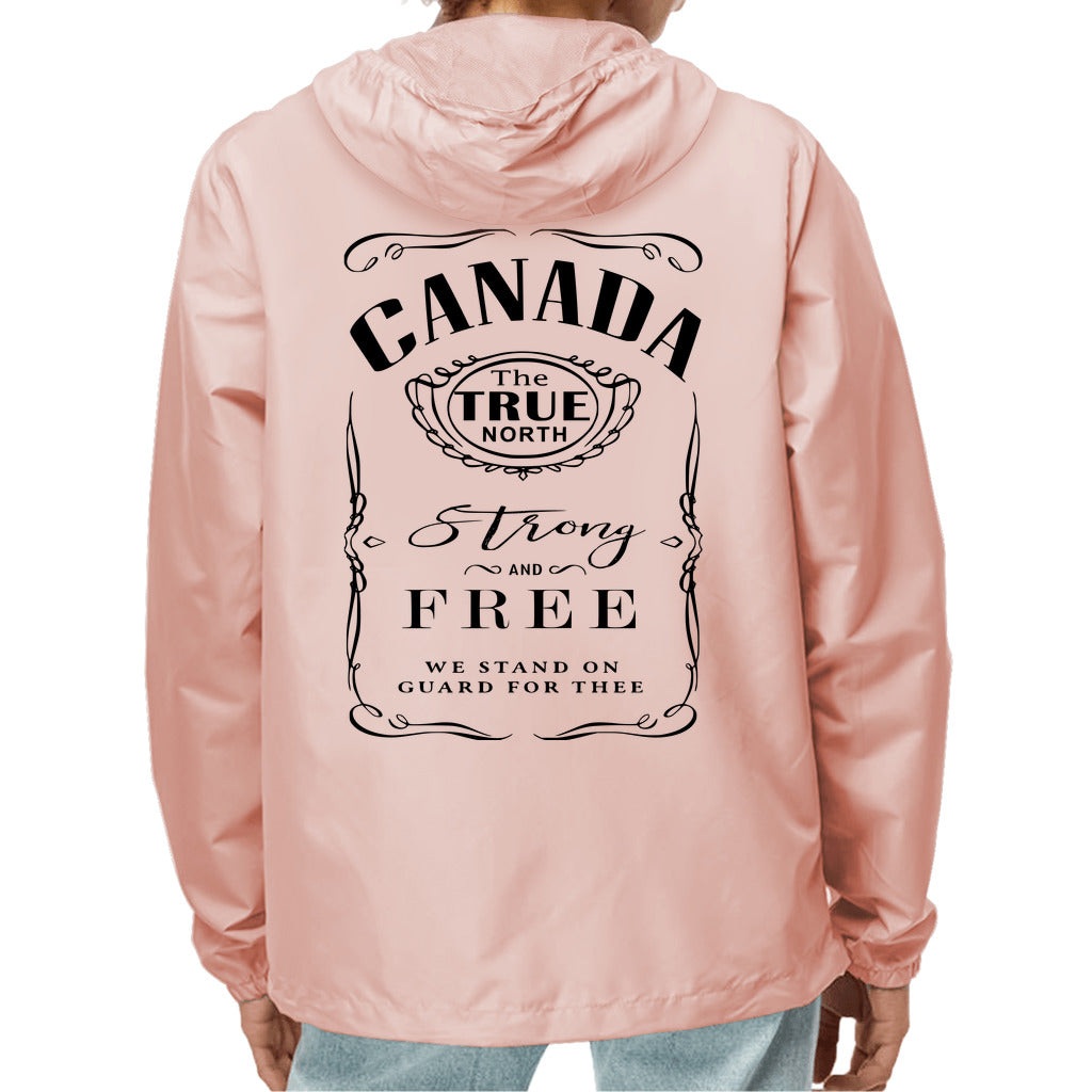 O Canada - Unisex Lightweight Windbreaker Full-Zip Canadian Maple Leaf Jacket