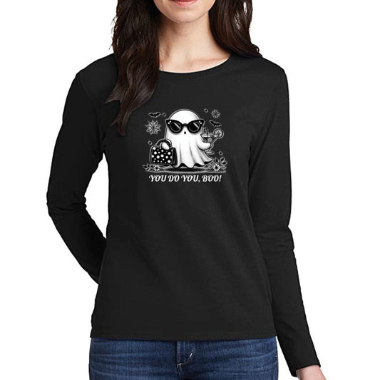 You Do You, Boo! - Women's Long Sleeve 100% Cotton T-Shirt