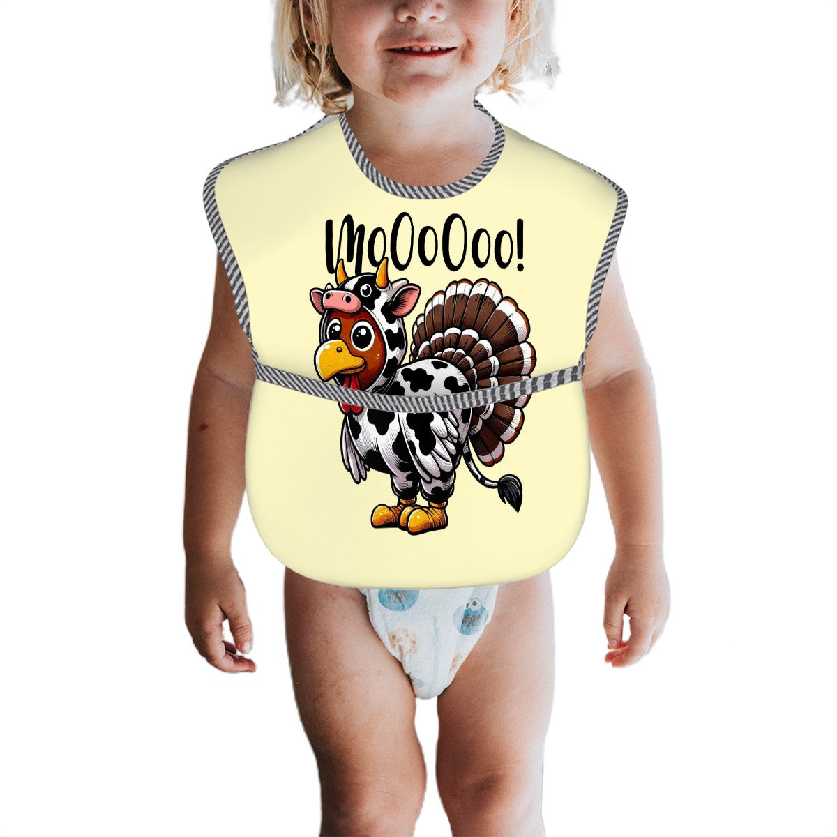 Mooing Turkey Thanksgiving Bib – Waterproof & Hilarious!