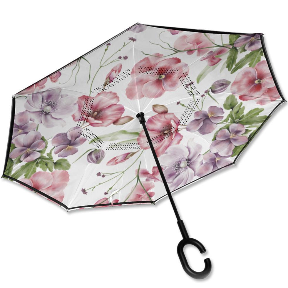 Flower Garden - Beautiful Reverse Close Umbrella