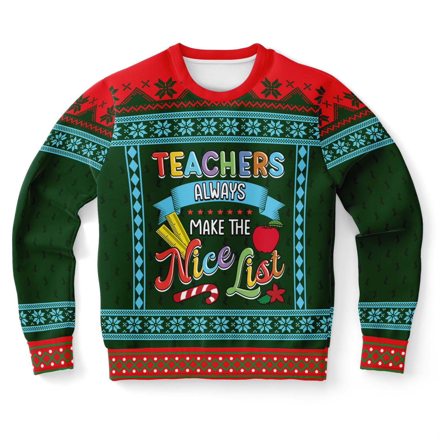 On the 2025 nice list sweater