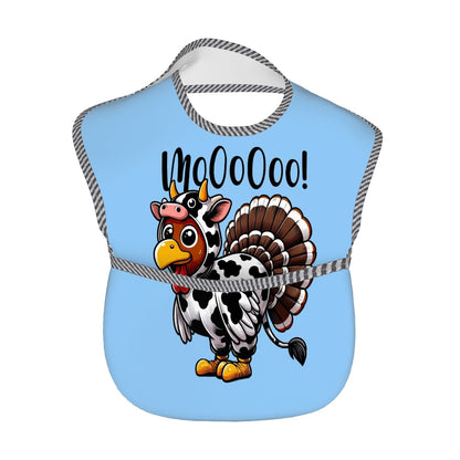 Mooing Turkey Thanksgiving Bib – Waterproof & Hilarious!