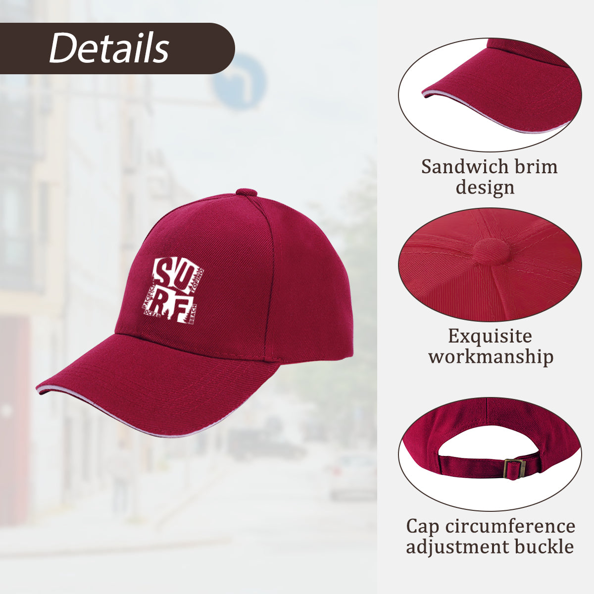 Surf Tofino BC Durable Baseball Cap – Adjustable, Lightweight, and Made for Outdoors