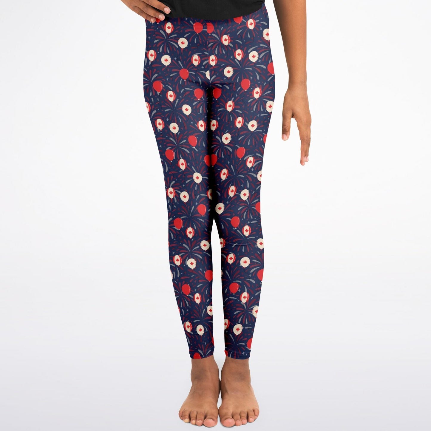 KIDS Leggings - Canada Day Prints & Patterns