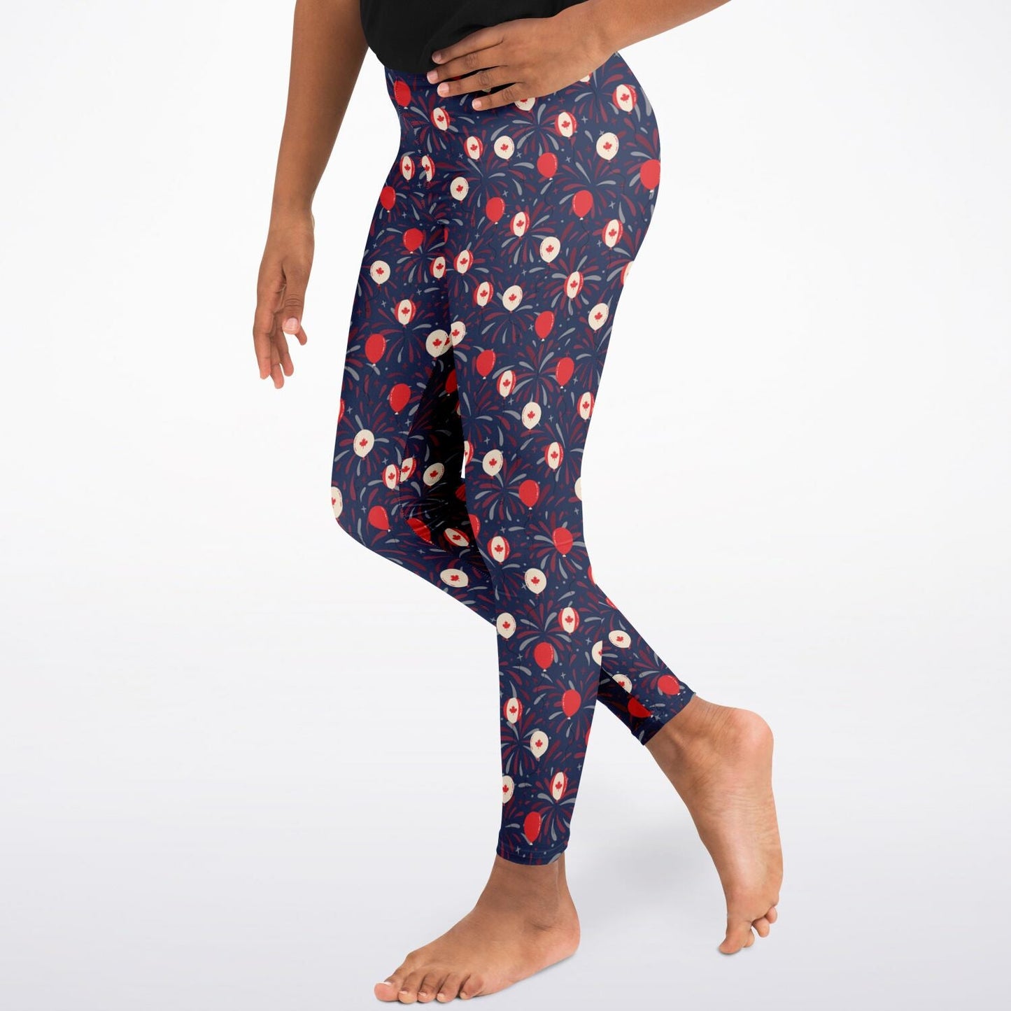 KIDS Leggings - Canada Day Prints & Patterns