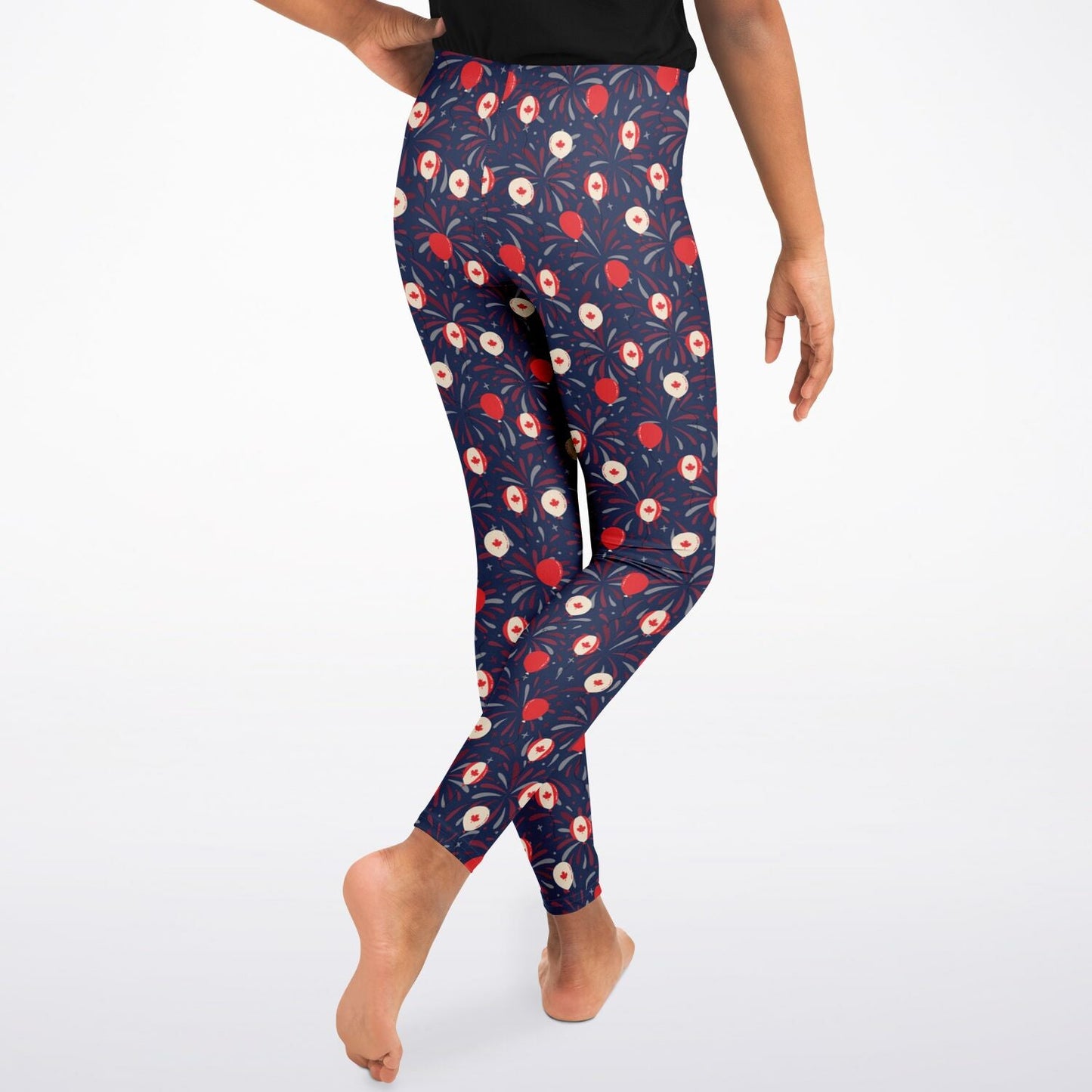 KIDS Leggings - Canada Day Prints & Patterns