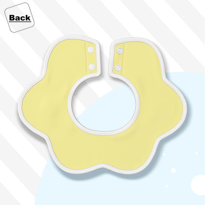 BOHO Festive - Soft Petal-Shaped Reversible Baby Bib – Cotton Comfort for Little Ones