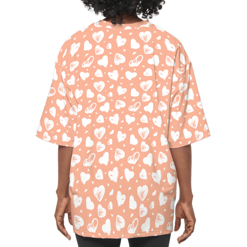 You're All Heart! | Women's Streetwear T-Shirt – Oversized Comfort, Bold Impact